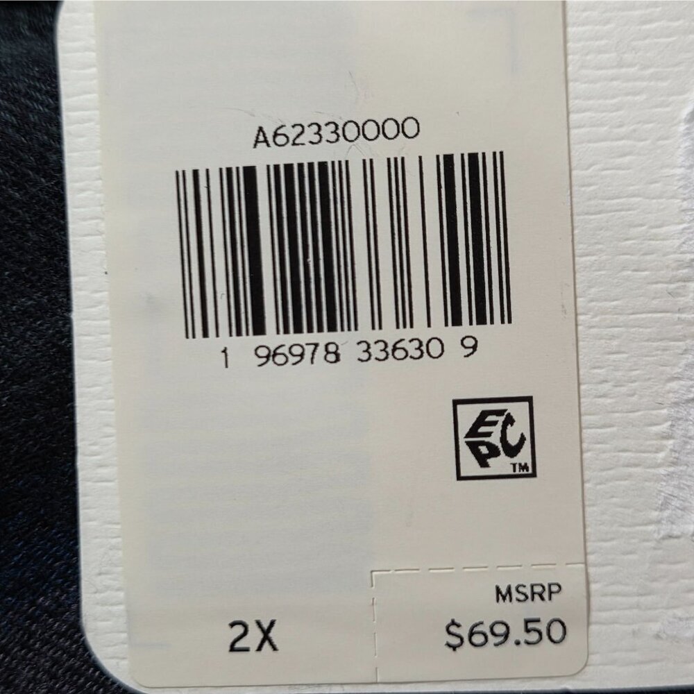 Levi's Womens Plaid Raglan Button up Shirt 2X - Picture 3 of 4